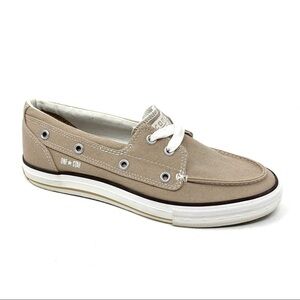 CONVERSE one star khaki deck shoes (7)